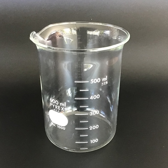 Pyrex Beaker 600mL #1000 Corning Glass Science USA - Picture 2 of 9